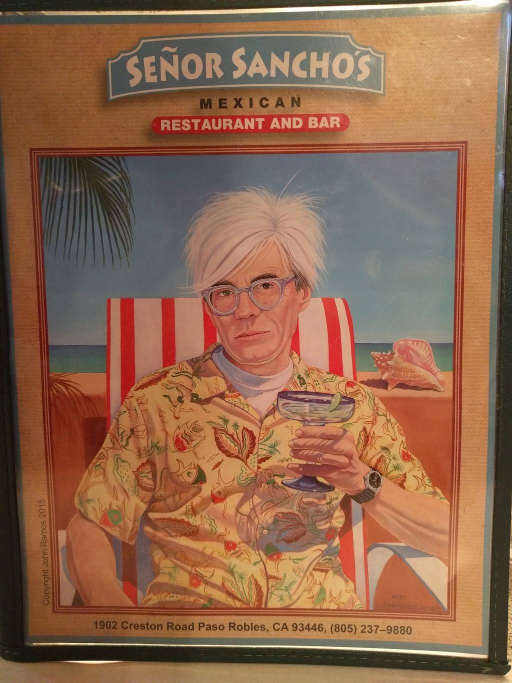Senor Sanchos | restaurant | 1902 Creston Rd, Paso Robles, CA 93446, USA | 8052379880 OR +1 805-237-9880