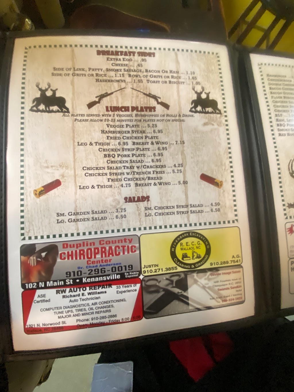 Wendy’s Grill | restaurant | 2643 NC-41, Chinquapin, NC 28521, USA | 9102850260 OR +1 910-285-0260