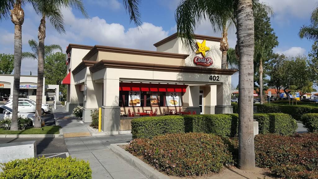 Carls Jr. | restaurant | 402 Main Street, Orange, CA 92868, USA | 7149396674 OR +1 714-939-6674