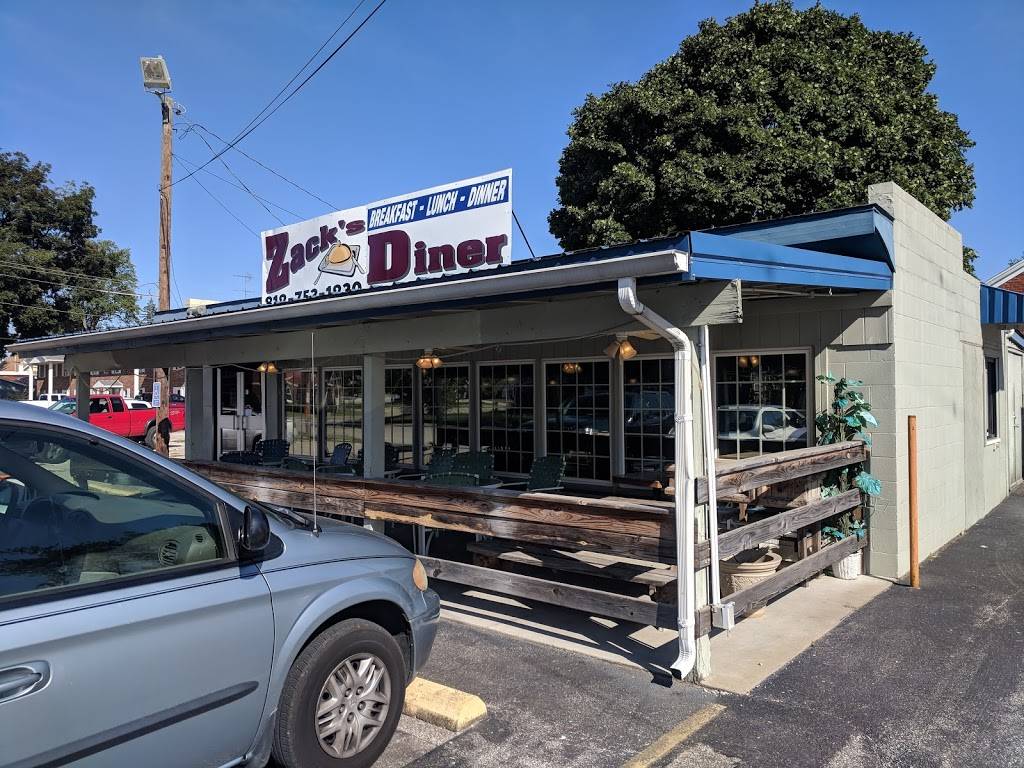 Zacks Diner | restaurant | 202 E Locust St, Fort Branch, IN 47648, USA | 8127531230 OR +1 812-753-1230