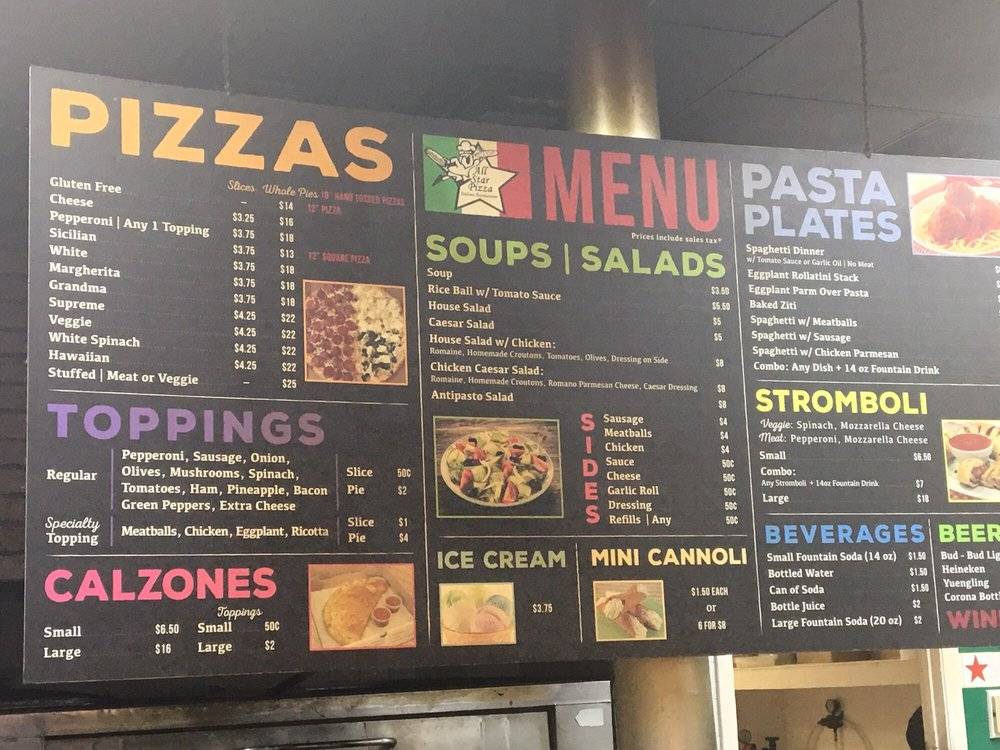 All Star Pizza | restaurant | 2900 W Sample Rd, Pompano Beach, FL 33073, USA | 9549746639 OR +1 954-974-6639