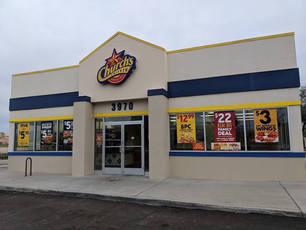 Churchs Chicken | restaurant | 3970 E 22nd St, Tucson, AZ 85711, USA | 5207451460 OR +1 520-745-1460