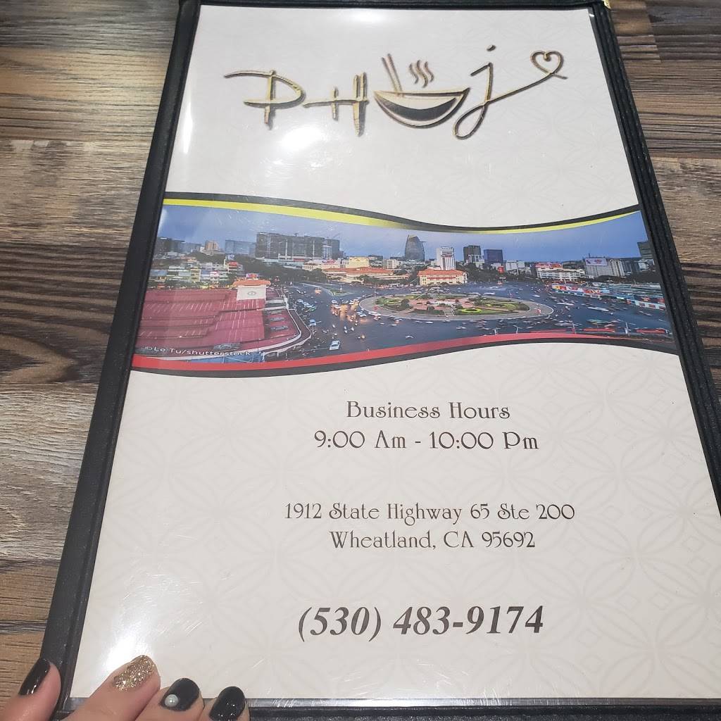 Pho J Love | restaurant | 1912 CA-65 suite 200, Wheatland, CA 95692, USA | 5304839174 OR +1 530-483-9174