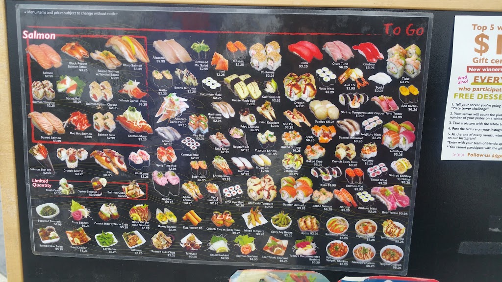 Gatten Sushi | restaurant | 11306 1/2 South St, Cerritos, CA 90703, USA | 5629240440 OR +1 562-924-0440