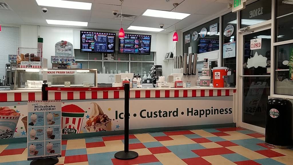 Ritas Italian Ice & Frozen Custard | restaurant | 1510 Rock Spring Rd, Forest Hill, MD 21050, USA | 4108360611 OR +1 410-836-0611
