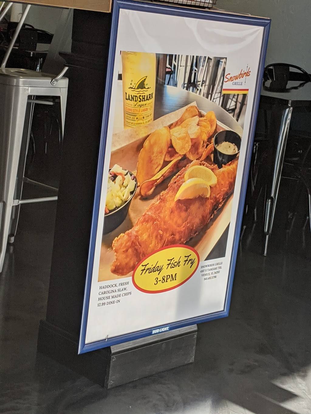 Snowbirds Grille | restaurant | 4167 S Tamiami Trail, Venice, FL 34293, USA | 9414925798 OR +1 941-492-5798