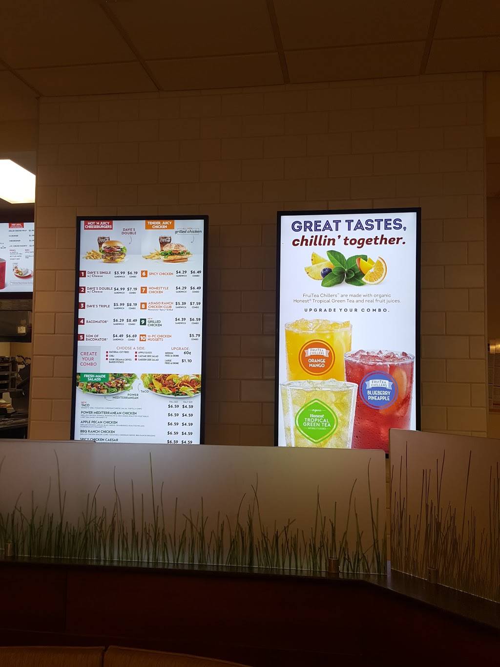 Wendys | restaurant | 301 Floyd Thompson Blvd, Hampton, VA 23666, USA | 7578656841 OR +1 757-865-6841
