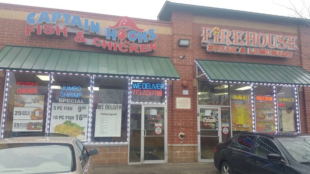 Captain Hooks | restaurant | 601 E 79th St, Chicago, IL 60619, USA | 7737237788 OR +1 773-723-7788