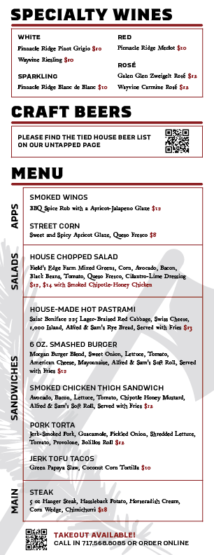 Tied House | restaurant | 27-31 E Main St, Lititz, PA 17543, USA | 7175688085 OR +1 717-568-8085