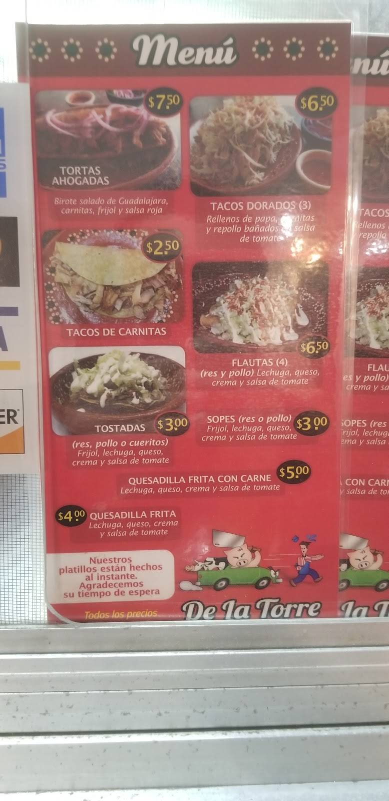 De La Torre Cenaduria | restaurant | 625 H St, Chula Vista, CA 91910, USA | 6199883711 OR +1 619-988-3711