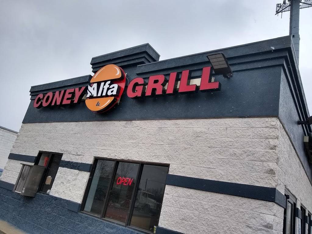 Alfa Coney Grill | restaurant | 7111 W Fort St, Detroit, MI 48209, USA | 3135515166 OR +1 313-551-5166