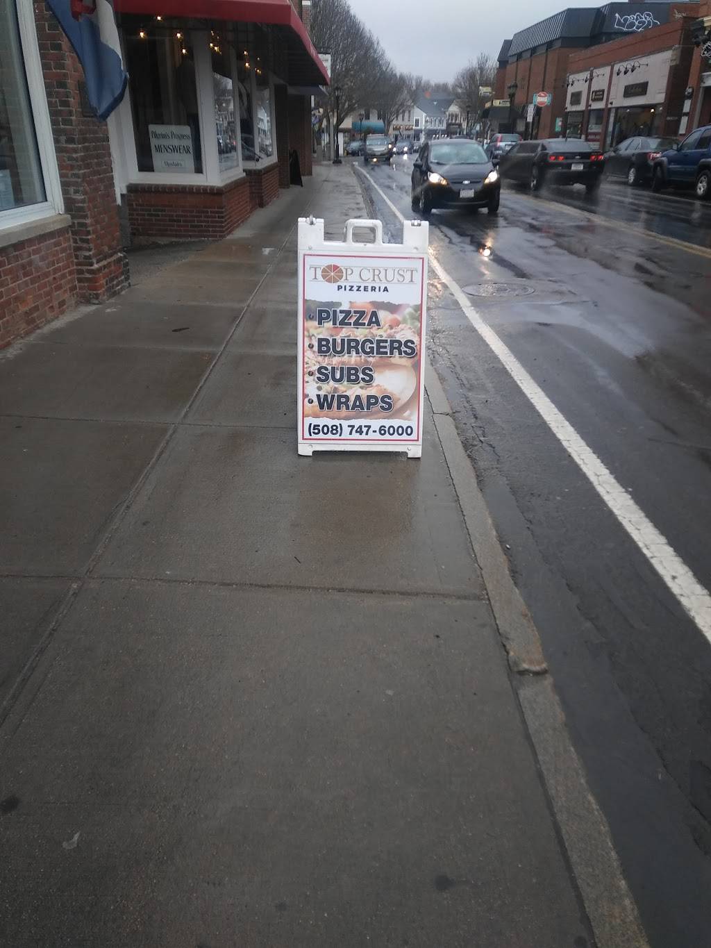 Top Crust Pizzeria | restaurant | 15 Court St, Plymouth, MA 02360, USA | 5087476000 OR +1 508-747-6000