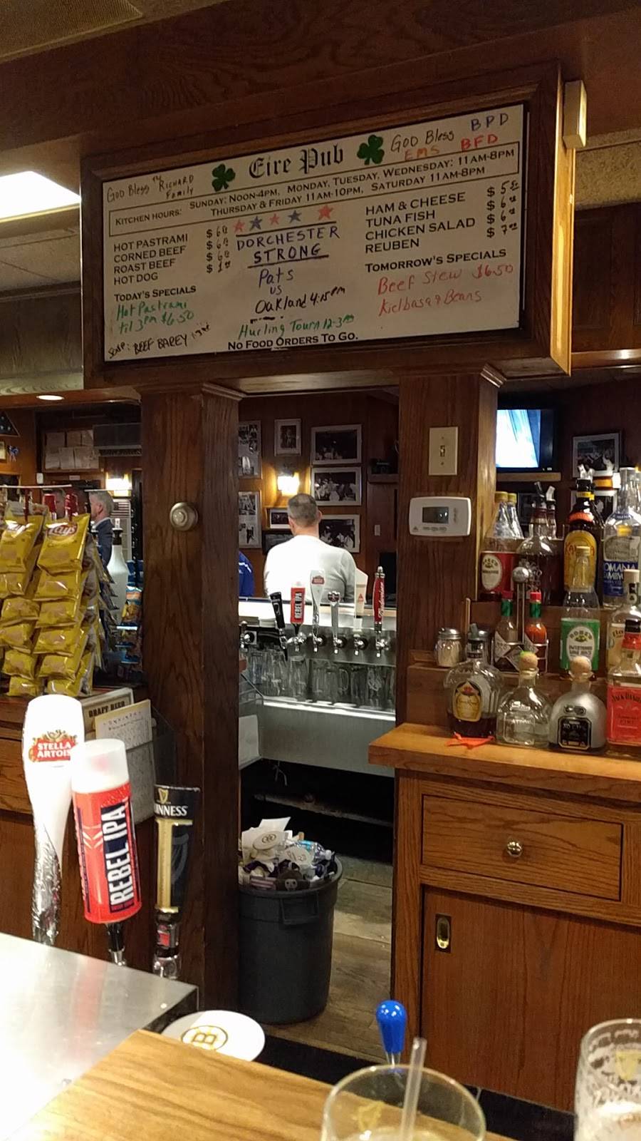 The Eire Pub | restaurant | 795 Adams St, Dorchester Center, MA 02124, USA | 6174360088 OR +1 617-436-0088