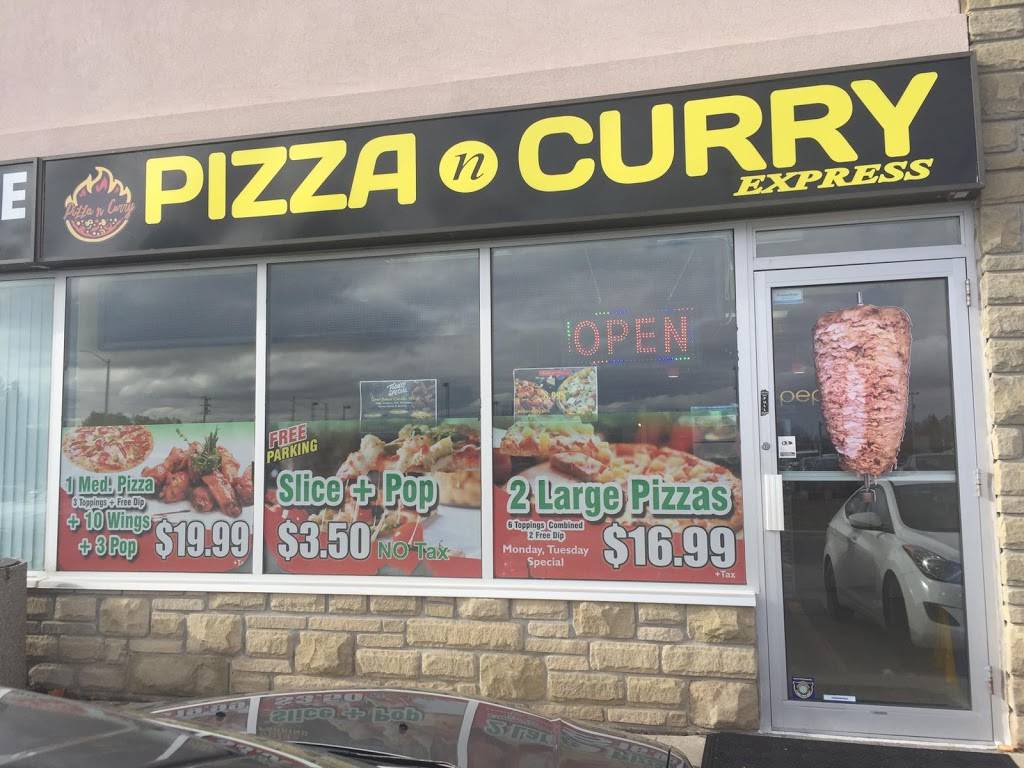 Pizza ‘N’ Curry Express | restaurant | 10095 Bramalea Rd Unit # 104, Brampton, ON L6R 0K1, Canada | 9057934212 OR +1 905-793-4212