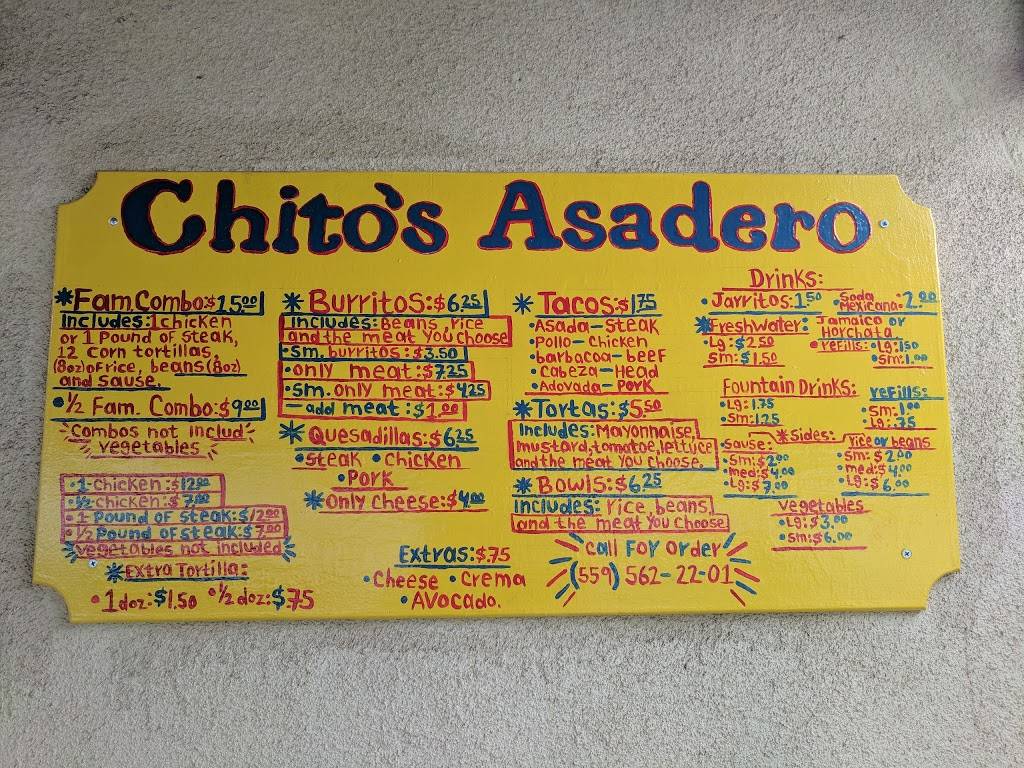 Chitos Asadero | restaurant | 380 W Hermosa St, Lindsay, CA 93247, USA | 5595622201 OR +1 559-562-2201