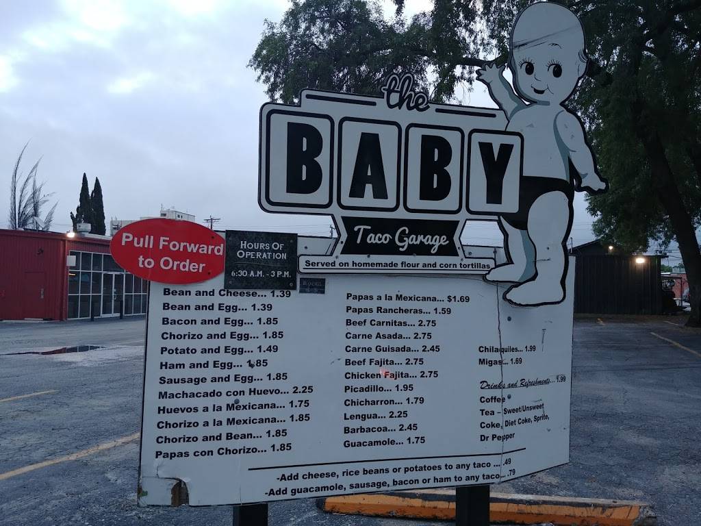 Baby Taco Garage | restaurant | 8343 Broadway St, San Antonio, TX 78209, USA | 2109947999 OR +1 210-994-7999