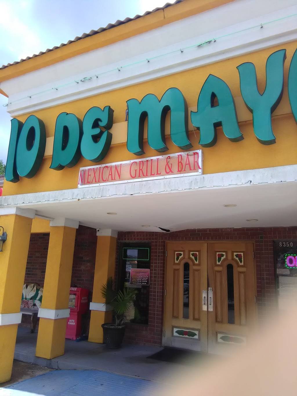 10 De Mayo Beaumont | restaurant | 8350 College St, Beaumont, TX 77707, USA | 4098614292 OR +1 409-861-4292