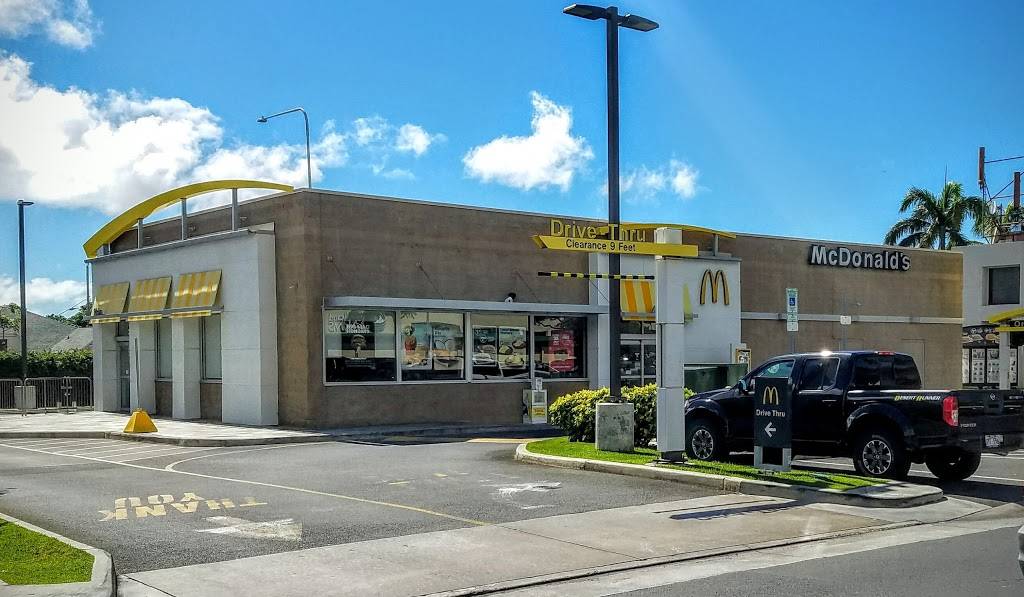 McDonalds | cafe | 820 W Hind Dr, Honolulu, HI 96821, USA | 8083775101 OR +1 808-377-5101