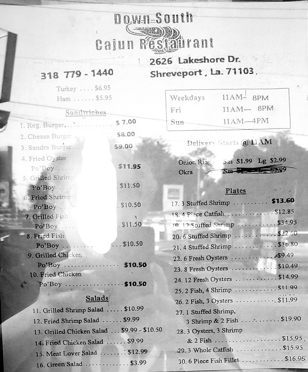 Down South Cajun | restaurant | 2626 Lakeshore Dr, Shreveport, LA 71103, USA | 3187791440 OR +1 318-779-1440