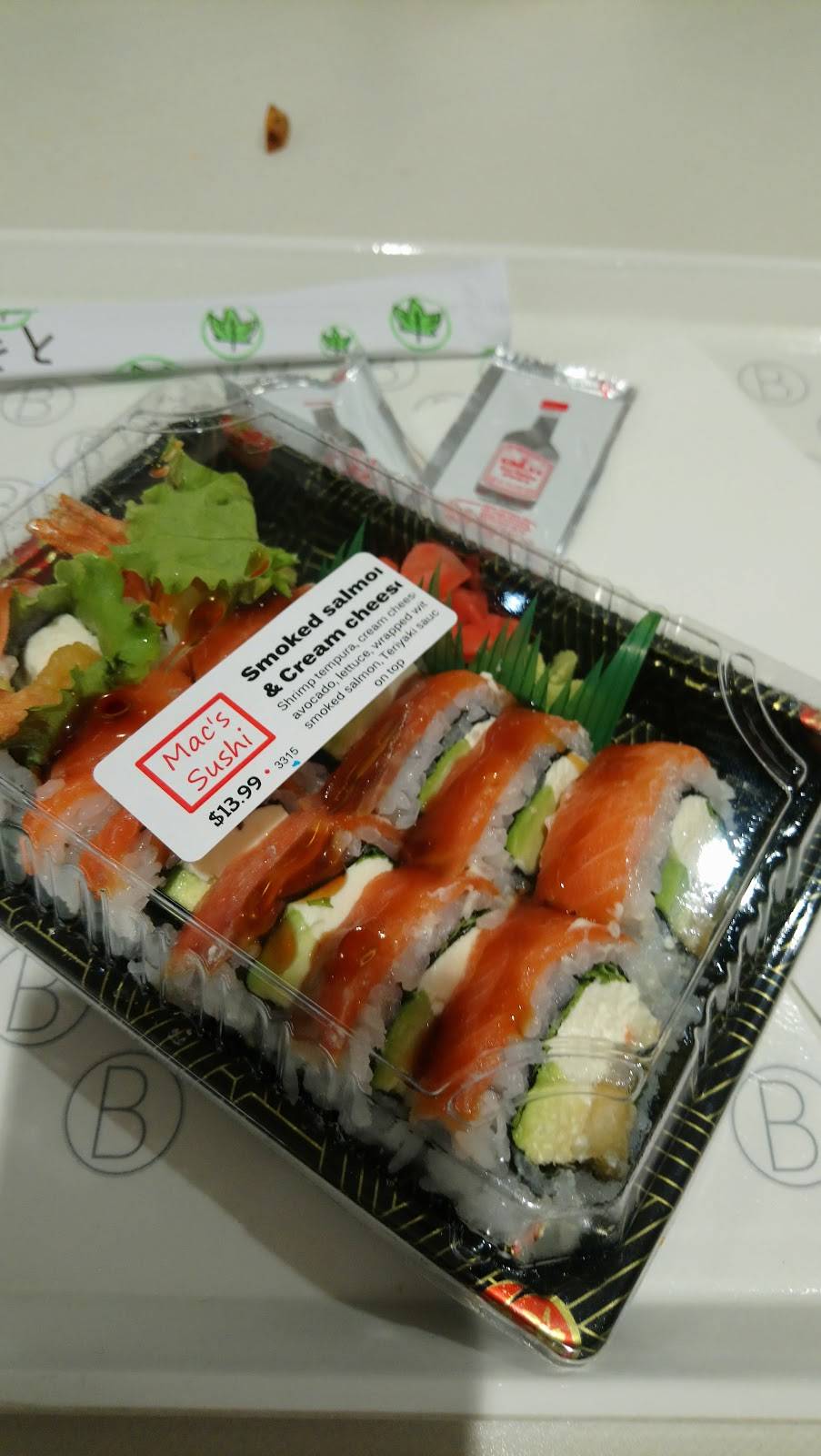 Macs sushi | restaurant | Shopping Centre, 100 Bayshore Dr, Nepean, ON K2B 8S8, Canada | 8777362871 OR +1 877-736-2871