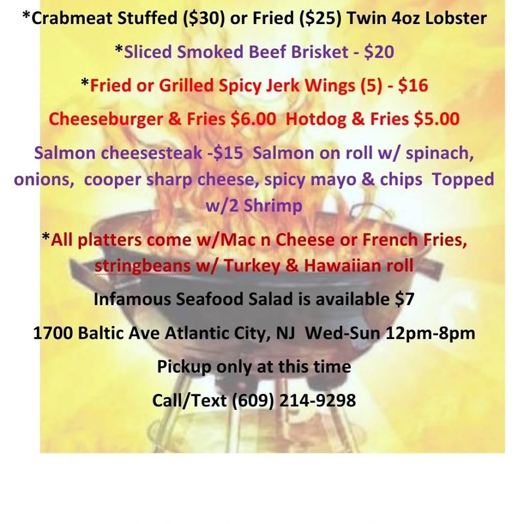 Chef Sheeds BBQ Shack | restaurant | 1700 Baltic Ave, Atlantic City, NJ 08401, USA | 6092149298 OR +1 609-214-9298