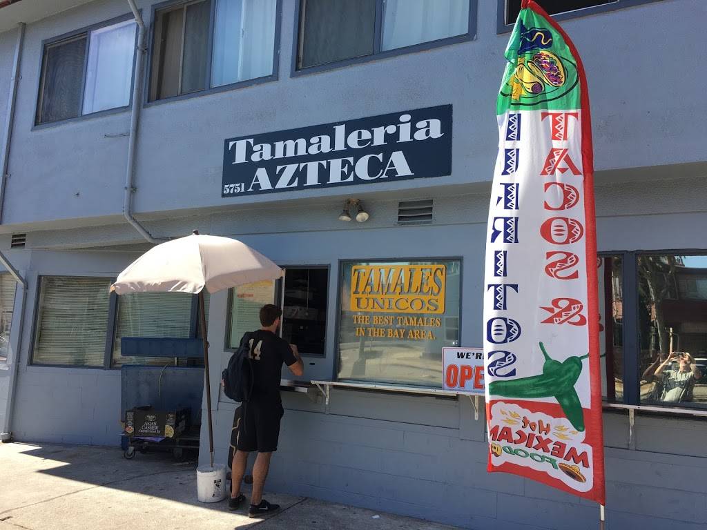 Tamaleria Azteca | restaurant | 5751 Market St, Oakland, CA 94608, USA | 5102003190 OR +1 510-200-3190