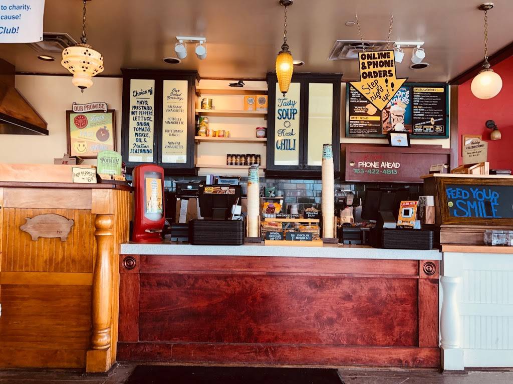 Potbelly Sandwich Shop | restaurant | 12485 Riverdale Blvd NW, Coon Rapids, MN 55433, USA | 7634224813 OR +1 763-422-4813
