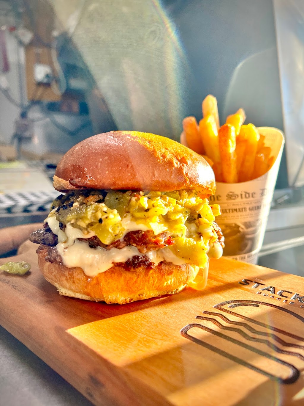 Stackers Burger Co. (Food Truck) | restaurant | 6901 San Antonio Dr NE (off of Lousiana &, Santa Monica Ave NE, Albuquerque, NM 87109, USA | 5058102574 OR +1 505-810-2574