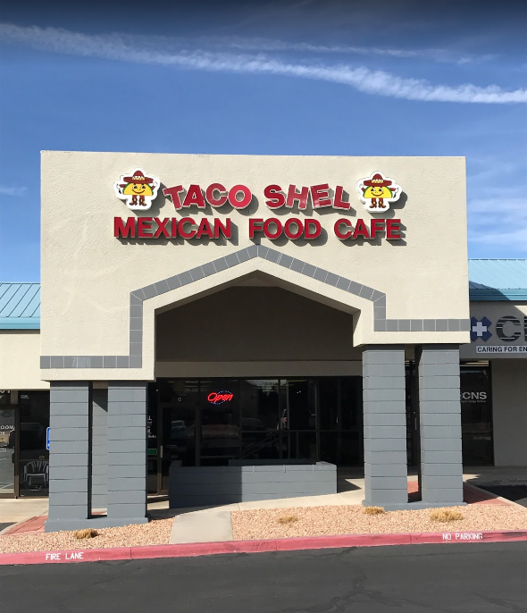 Taco Shel | restaurant | 7001 San Antonio Dr NE # G, Albuquerque, NM 87109, USA | 5058280260 OR +1 505-828-0260