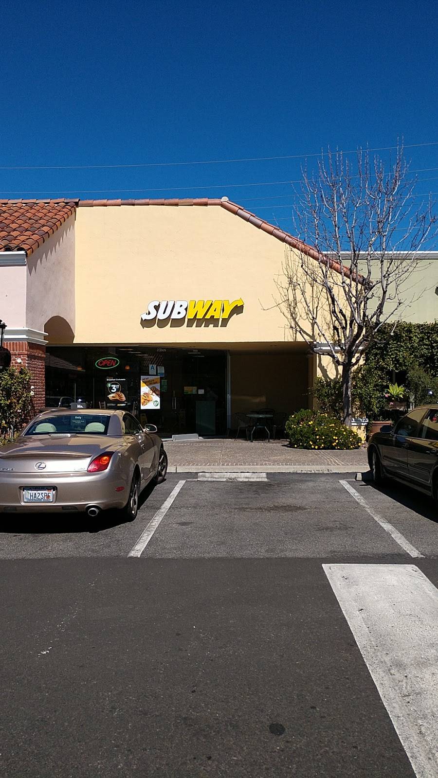 Subway Restaurants | restaurant | 23669 Calabasas Rd, Calabasas, CA 91302, USA | 8182226080 OR +1 818-222-6080