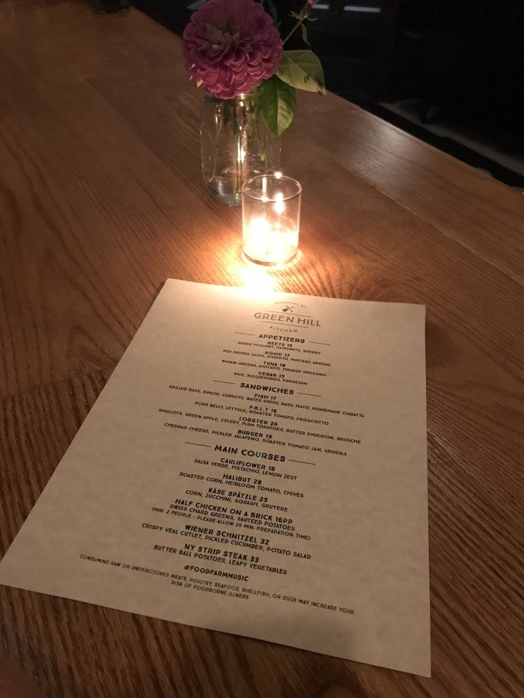 Green Hill Kitchen | restaurant | 48 Front St, Greenport, NY 11944, USA | 6314774900 OR +1 631-477-4900