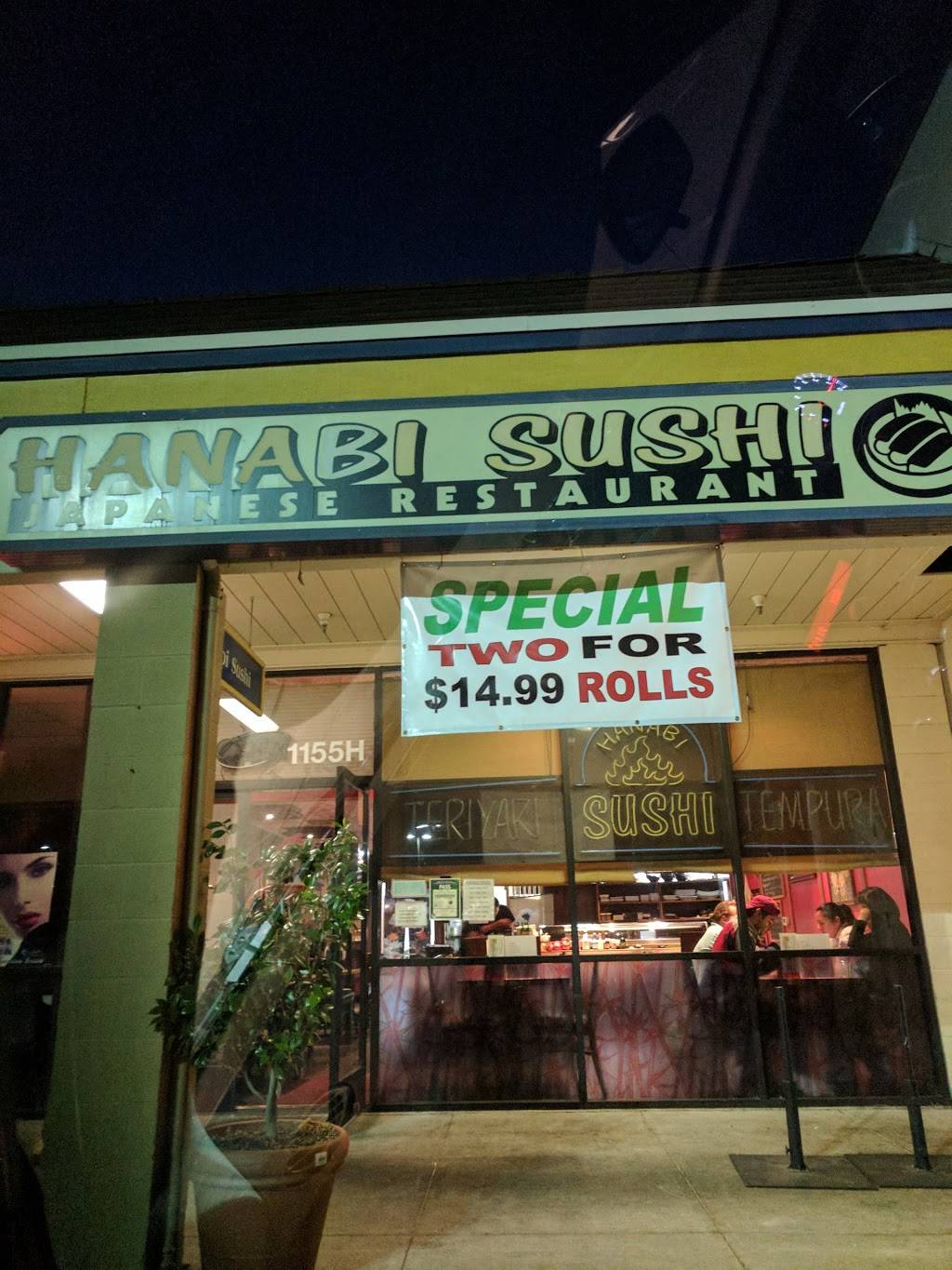 Hanabi Sushi | restaurant | 1155 Arnold Dr # H, Martinez, CA 94553, USA | 9259570407 OR +1 925-957-0407