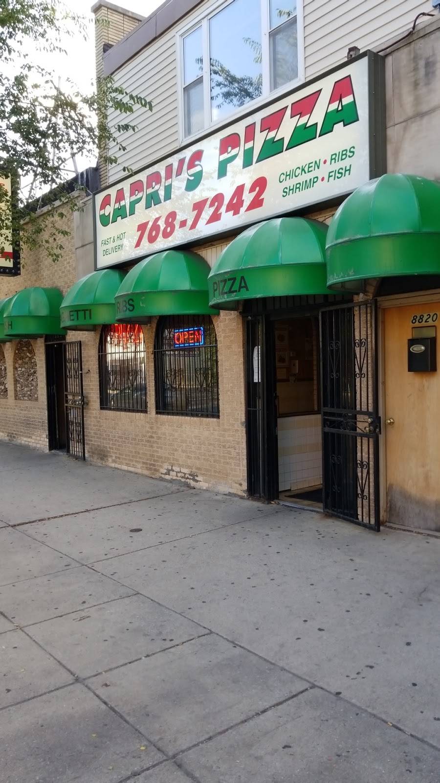 Capris Pizza | meal takeaway | 8820 S Commercial Ave, Chicago, IL 60617, USA | 7737687242 OR +1 773-768-7242