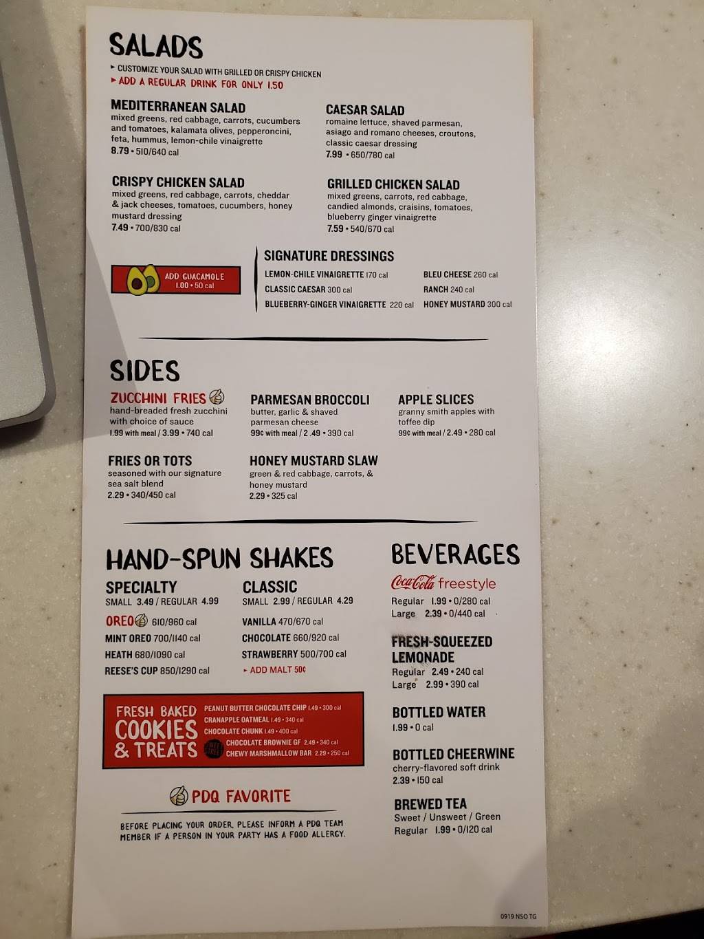 PDQ Restaurant | restaurant | 10630 SW Tradition Square, Port St. Lucie, FL 34987, USA | 7725775364 OR +1 772-577-5364