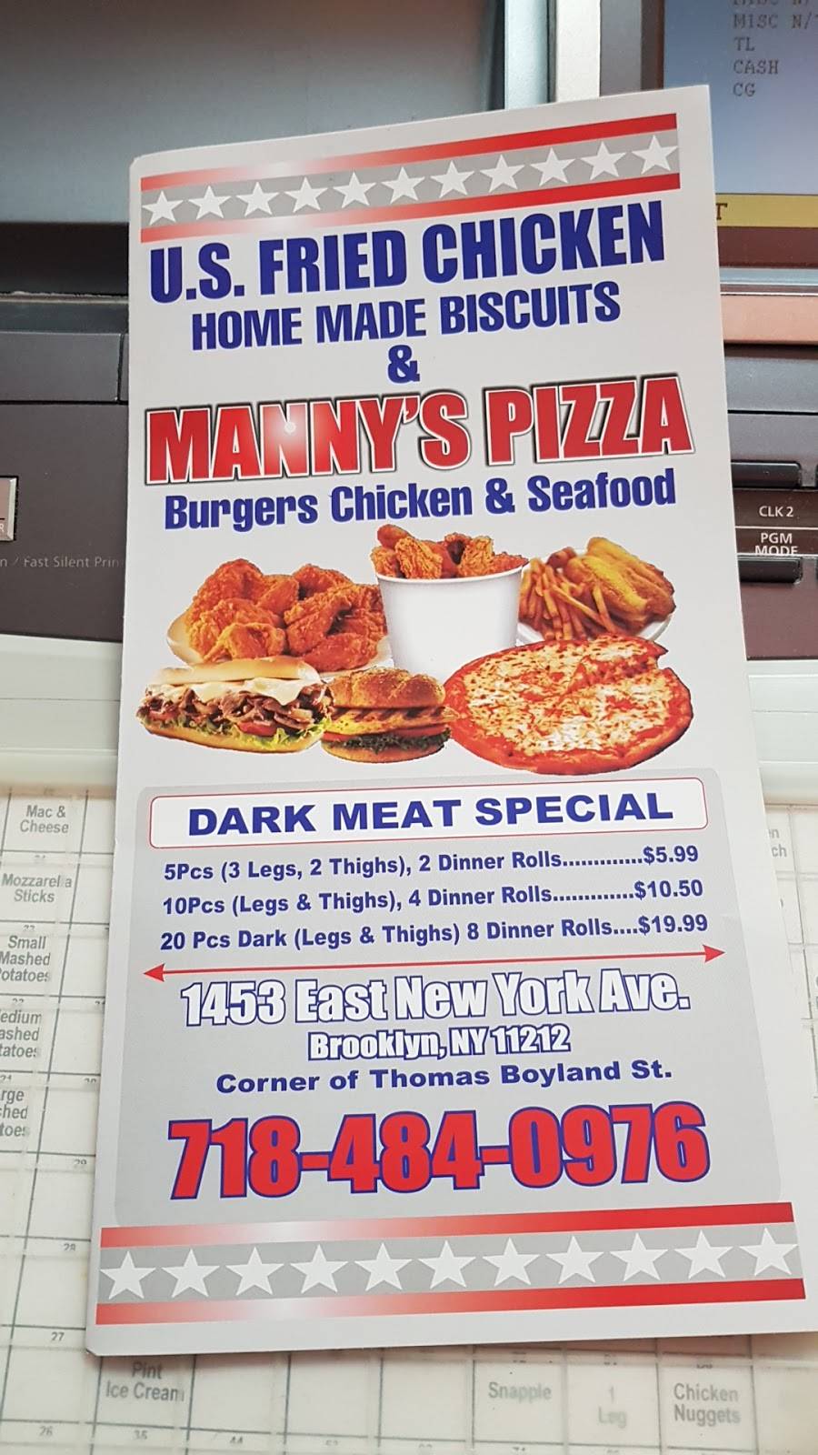 US Fried Chicken | restaurant | 1453 E New York Ave, Brooklyn, NY 11212, USA | 7184840976 OR +1 718-484-0976