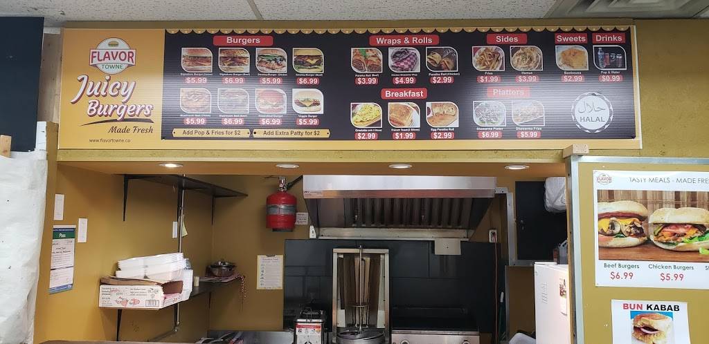 Flavor Towne | restaurant | 210 - 3092 Mavis Road Inside Mississauga Flea Market Food Court, Mississauga, ON L5C 1T8, Canada | 6475281996 OR +1 647-528-1996