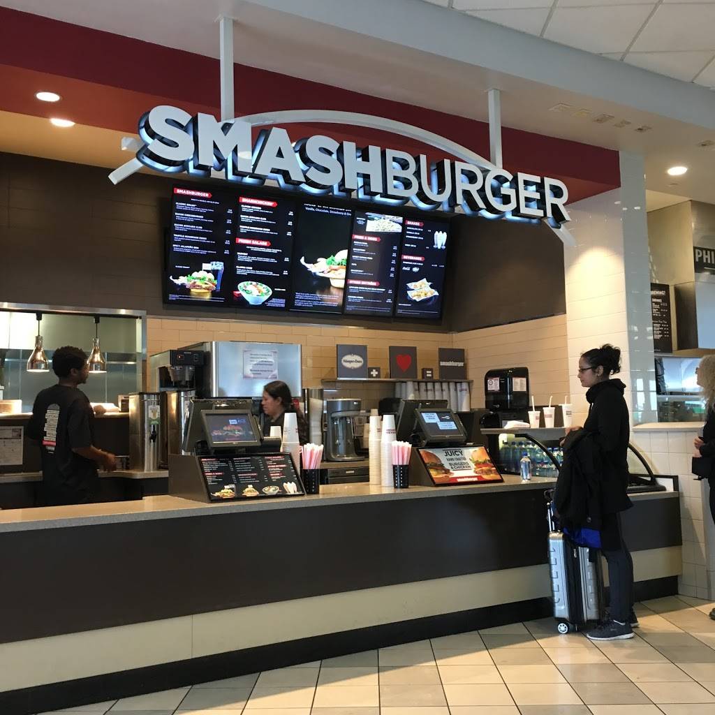 Smashburger | restaurant | 8000 Essington Ave Terminal A West, Philadelphia, PA 19153, USA | 3036331500 OR +1 303-633-1500