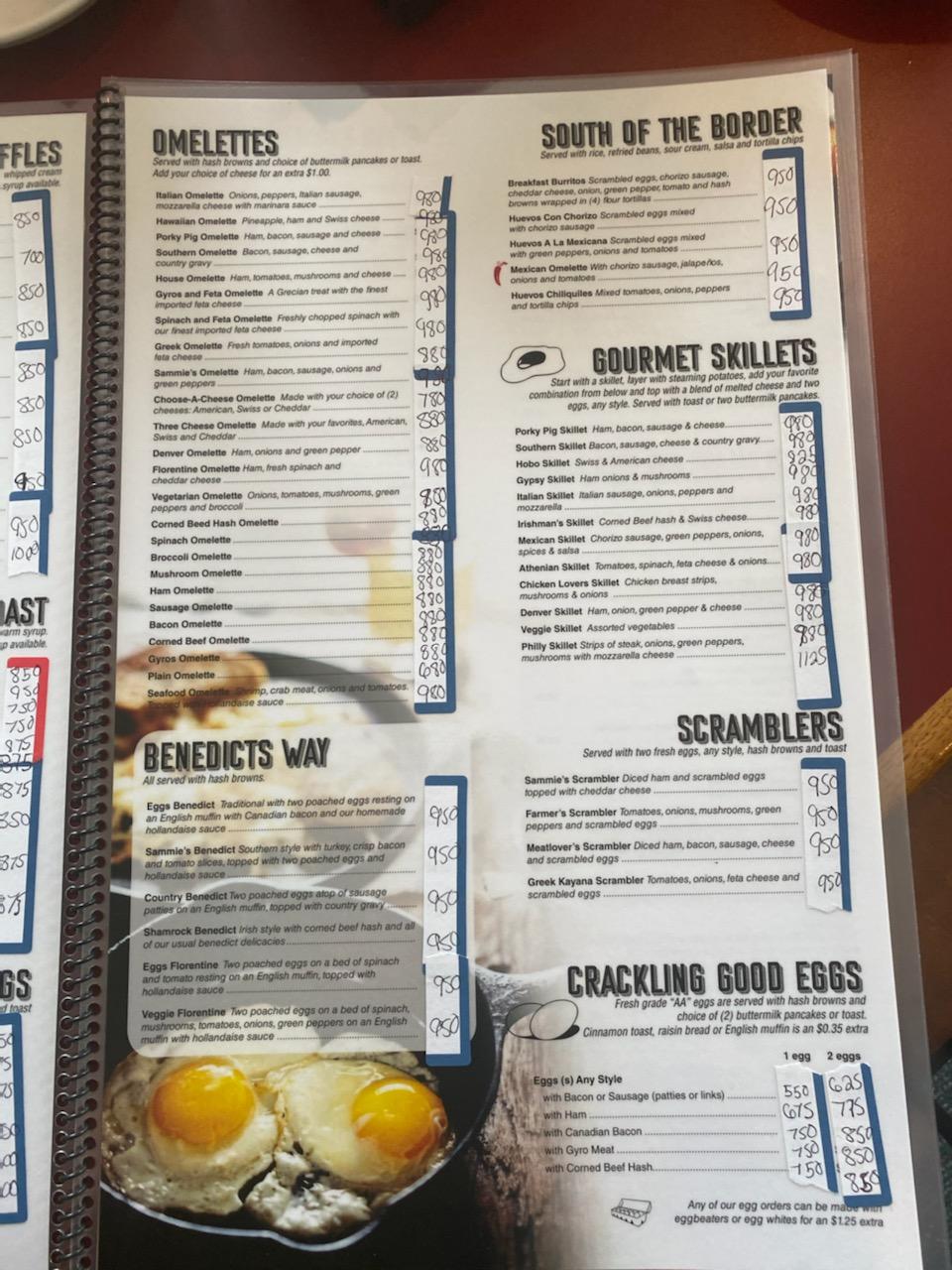 Sammies Cafe & Pancake House | restaurant | 8110 W 95th St, Hickory Hills, IL 60457, USA | 7085992704 OR +1 708-599-2704