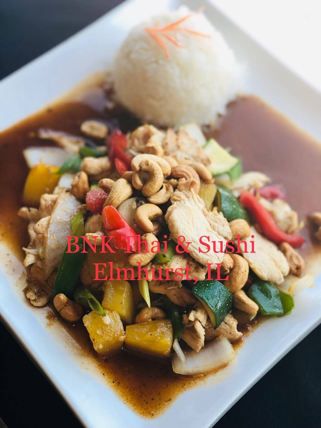 BNK Thai & Sushi | restaurant | 111 W 2nd St, Elmhurst, IL 60126, USA | 6308334030 OR +1 630-833-4030