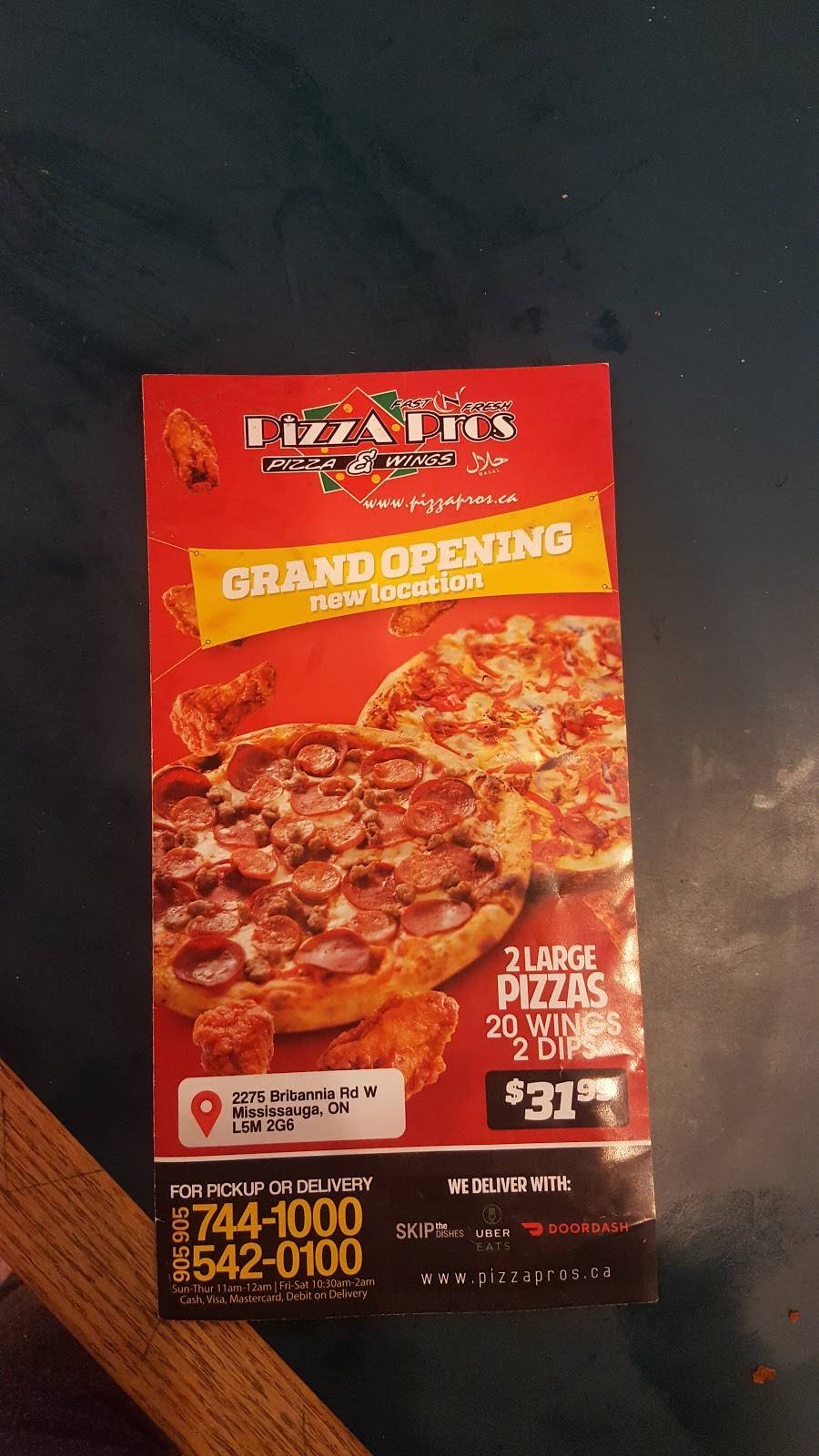 Pizza Pros | restaurant | 223 Ceremonial Dr, Mississauga, ON L5R 2N8, Canada | 9057559191 OR +1 905-755-9191