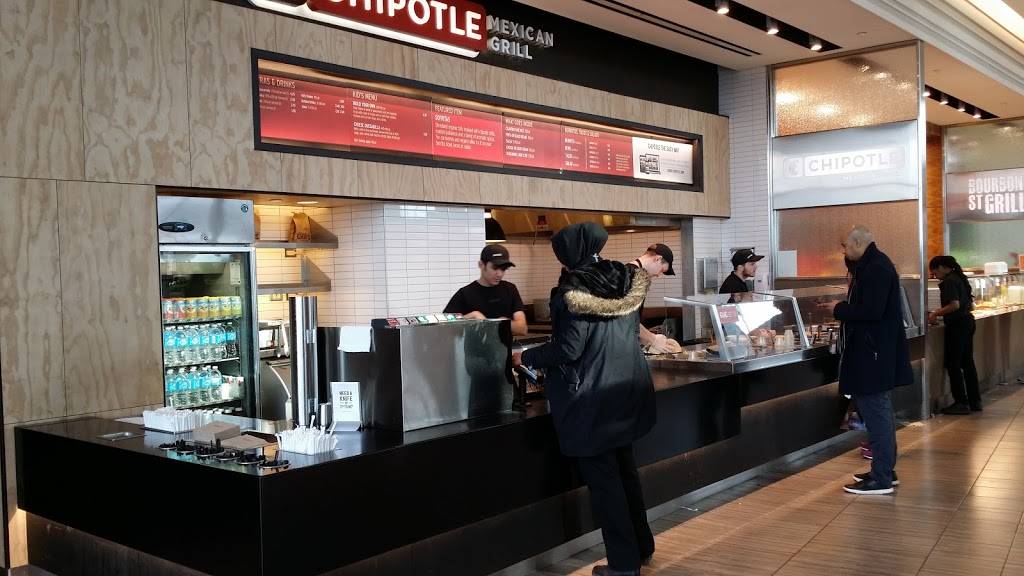 Chipotle Mexican Grill | restaurant | 25 The West Mall Unit F012, Toronto, ON M9C 1B8, Canada | 4166212345 OR +1 416-621-2345