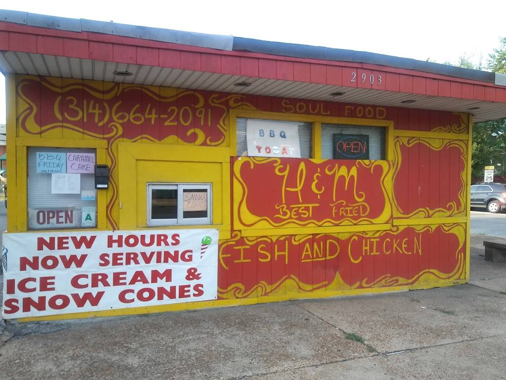 H & M Best Fried Fish & Chicken | restaurant | 2903 Chippewa St, St. Louis, MO 63118, USA | 3146642091 OR +1 314-664-2091