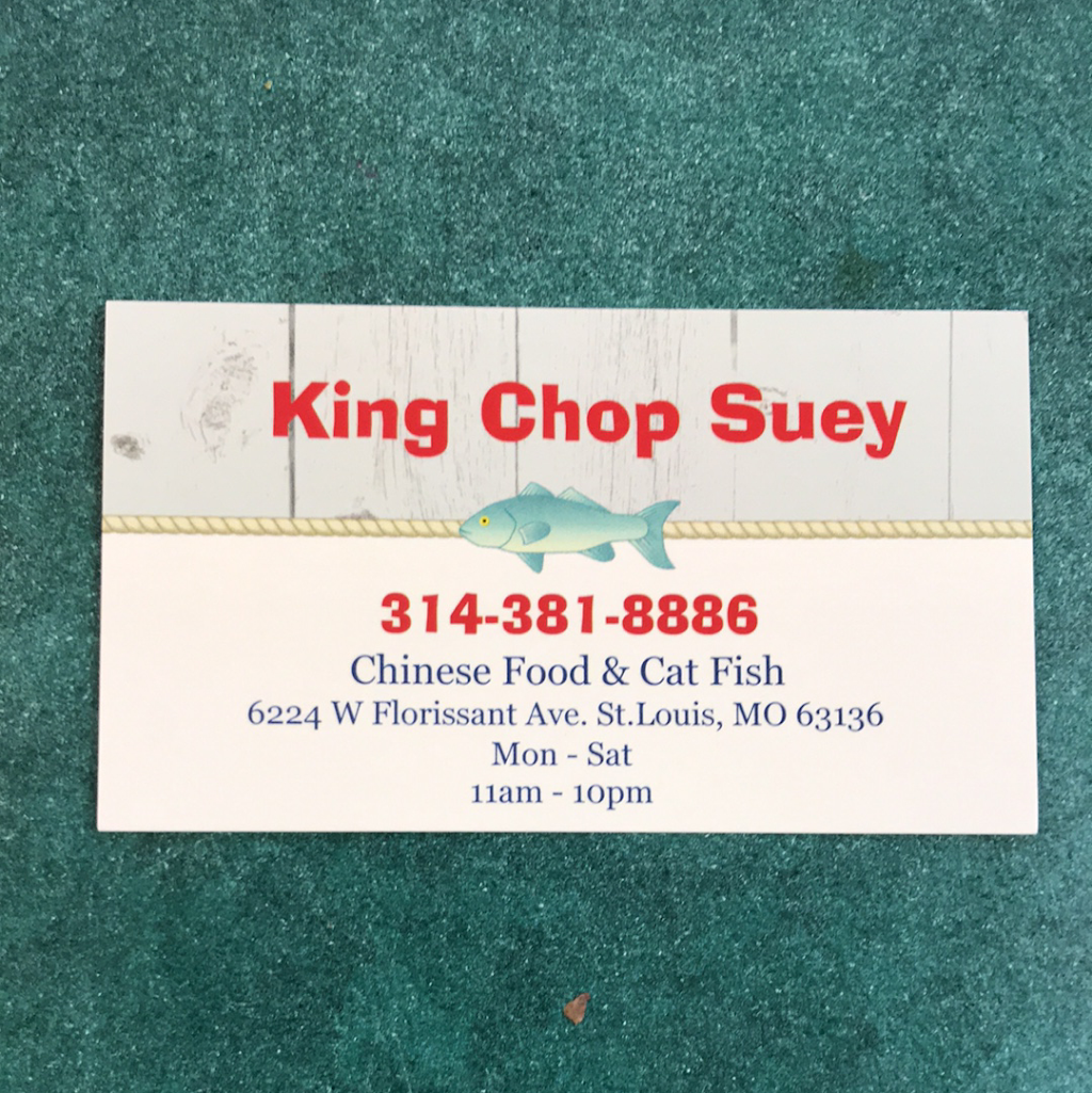 King Chop Suey | restaurant | 6224 W Florissant Ave, St. Louis, MO 63136, USA | 3143818886 OR +1 314-381-8886