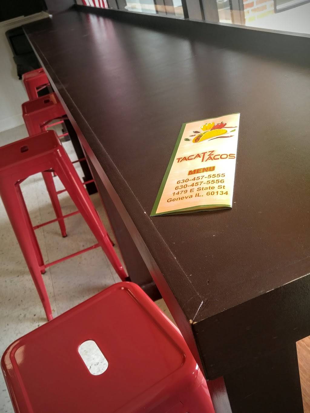 Tacatz Tacos | restaurant | 1479 E State St, Geneva, IL 60134, USA | 6304575555 OR +1 630-457-5555
