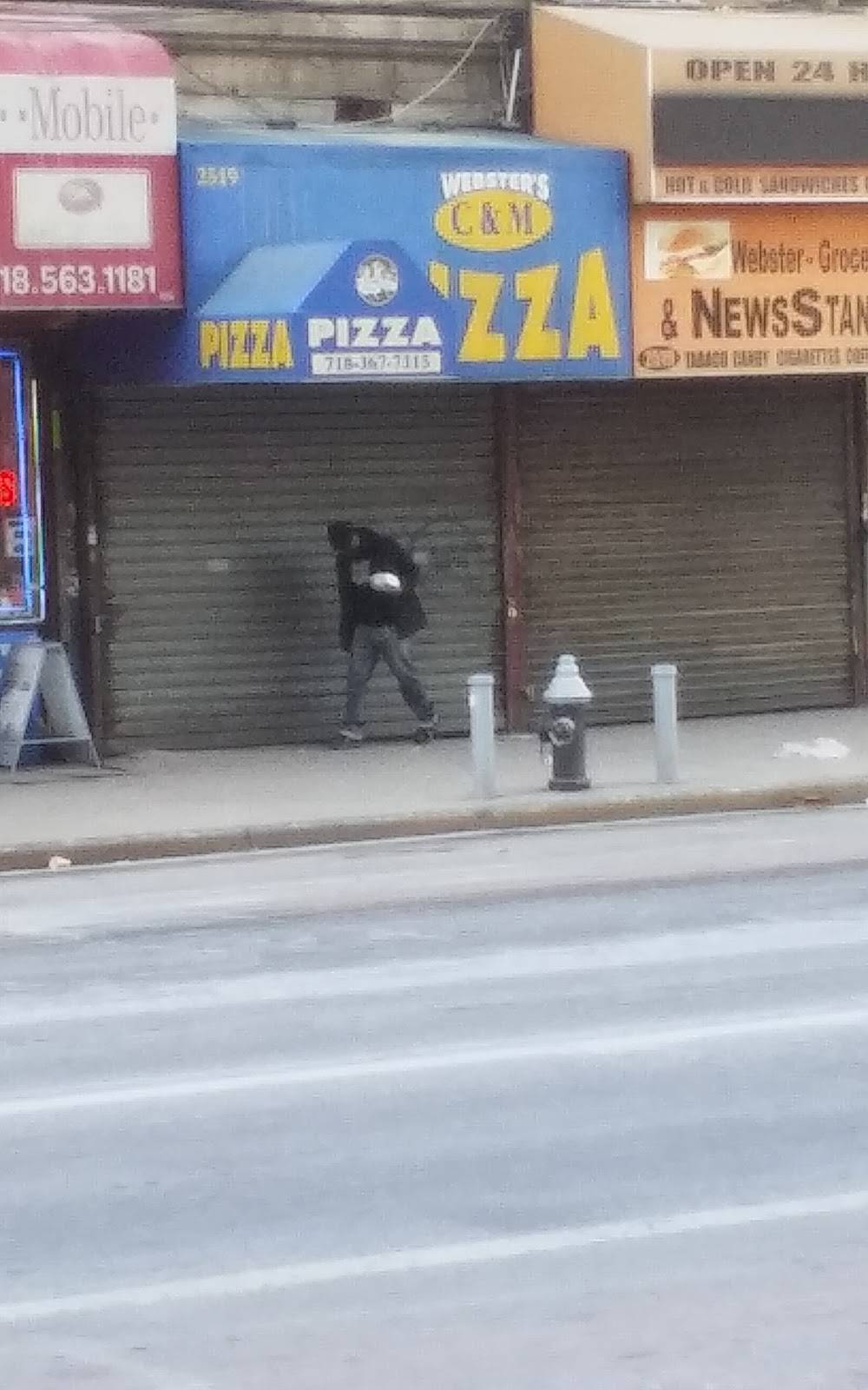 C & M Pizza | restaurant | 2519 Webster Ave, The Bronx, NY 10458, USA | 7183677315 OR +1 718-367-7315