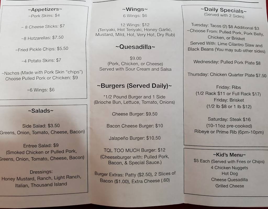 Thin-Que-Line BBQ | restaurant | 13241 Asheville Hwy, Inman, SC 29349, USA | 8647081153 OR +1 864-708-1153