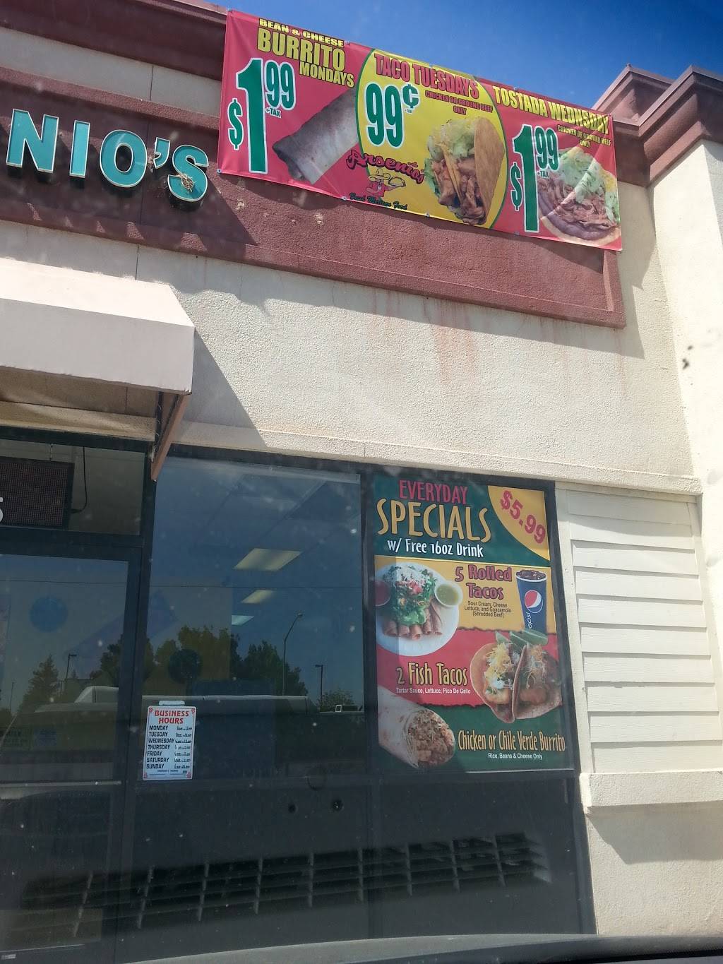 Arsenios Mexican Food | restaurant | 3403 Ashlan Ave, Fresno, CA 93722, USA | 5592751051 OR +1 559-275-1051