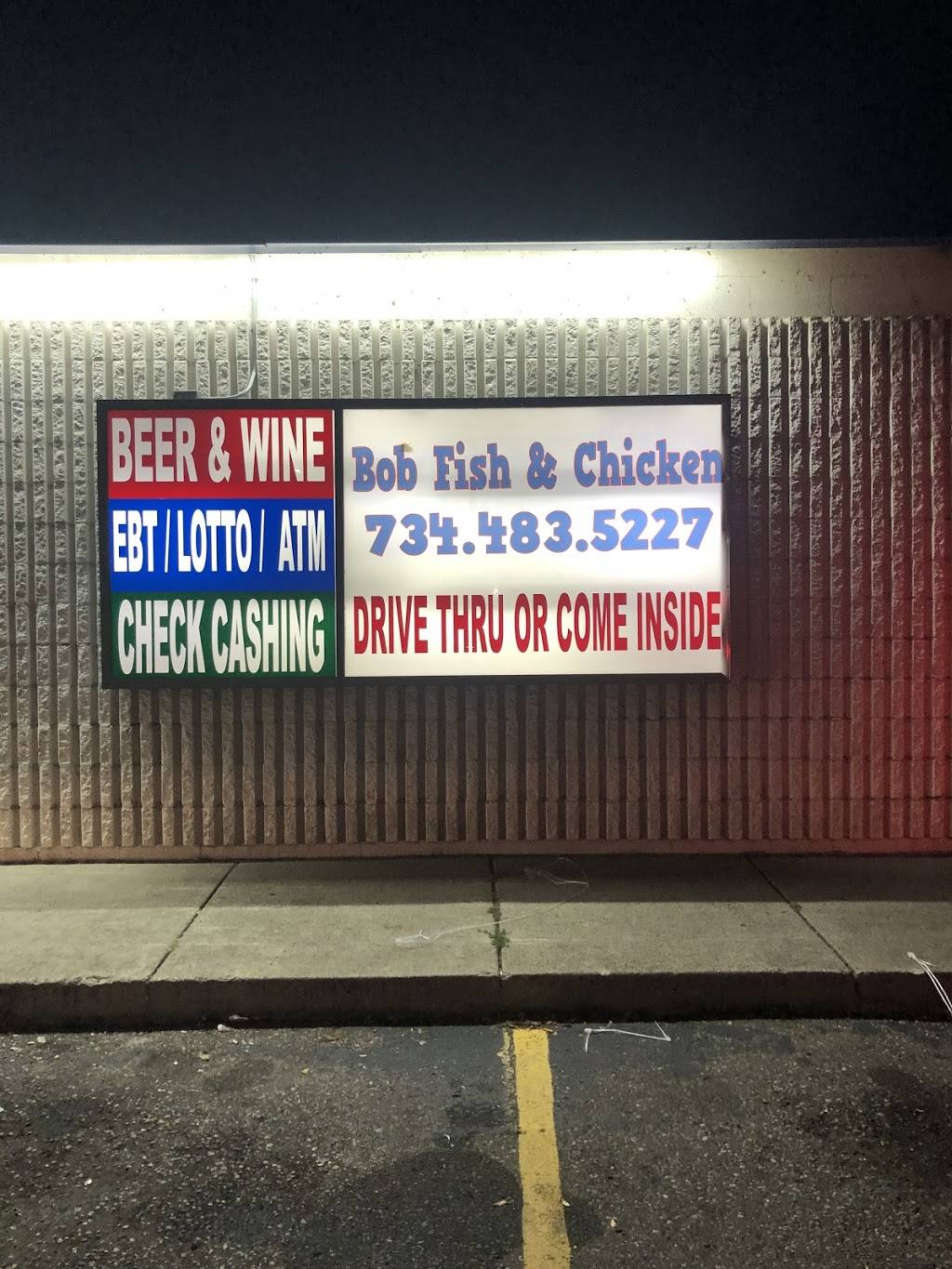 Bob Fish & Chicken | meal takeaway | 501 E Michigan Ave, Ypsilanti, MI 48198, USA | 7344835227 OR +1 734-483-5227
