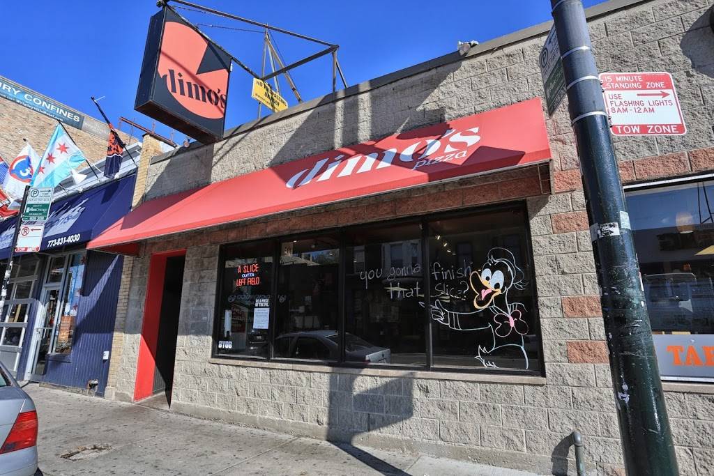 Dimos Pizza Wrigley | meal delivery | 3463 N Clark St, Chicago, IL 60657, USA | 7735254580 OR +1 773-525-4580