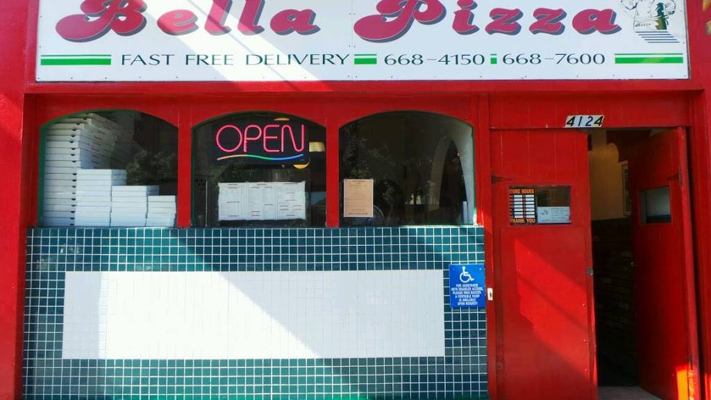 Bella Pizza | meal delivery | 4124 Geary Blvd, San Francisco, CA 94118, USA | 4156684150 OR +1 415-668-4150